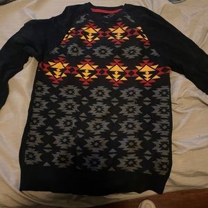 Retrofit Pullover Sweater Long Sleeve Crewneck